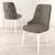 Hanah Home Set stolica Pare, 46x94x46 cm, 6 komada, Belo-smeđe