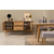 Hanah Home Trpezarijski set Vina klupa 03 0701, 7 dijelova, Siva