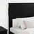 Vidaxl Vzglavje Črna Orehovina Konstruiran les