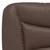 vidaXL vidaXL Postelja z vzmetnico rjava 140x190 cm umetno usnje, (21166126)