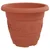 Saksije za biljke 24 pcs Crvena cigla O 22 x 18 cm Plastika