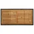 Barski stol sa stalkom za pohranu crni 120x60x110 cm poliratan