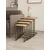 Hanah Home Tekerli set stolića (umetnuti), antik/bor (4 kom)