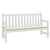 Jastuk za vrtnu klupu krem 150x50x4 cm od tkanine Oxford