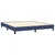 Vidaxl Box spring postelja z vzmetnico modra 180x200 cm blago
