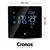 shumee Termostat Cronos DY107, črne barve