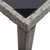 Vrtni stol antracit 123 x 60 x 74 cm od poliratana