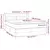 shumee Box spring posteljni z vzmetnico črn 140x190 cm blago