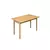HANAH HOME Vina Mini 03 0900 Oak Stone Produžni set trpezarijskih stolova i stolica (6 komada))