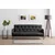 Atelier del Sofa Trosed na razvlačenje Renge 200x92x82cm Tamnosivi