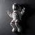 Wallity Zidna dekoracija Peace Sign Astronaut-2, 35cmx47cmx10cm, Bela