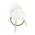 eoshop Barski stol, bela/bukev, EVANS