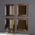 Hanah Home Set 4 ogledala Bronzani