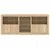 Komoda s LED svjetlima boja hrasta sonome 181,5x37x67 cm