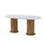 Hanah Home Trpezarijski sto Milas-2992, 180x77x90 cm, Beli