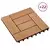 Pločice za decking 22 pcs Tikovina 30 x 30 cm