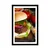 Plakat s paspartujem ameriški hamburger - 40x60 no frame