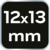 shumee Dvostranski viličasti ključ 12 x 13 mm