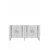 Hanah Home komoda Ilay 150, 150 cm, hrast Sapphire / bela / srebrna