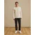 DAN FOX APPAREL Pulover Justus off-bela
