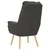 fotelja Tamno siva 69 x 74 x 93 cm Sherpa Tkanina
