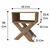 Hanah Home pomoćni sto X Legs, 43 cm, atlantski bor