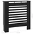 Den Pokrov za radiator MDF črn 78 cm