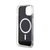Maska Guess Hc IML Magsafe Iridescent za iPhone 15, Crna