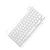 INF Brezžična Bluetooth tipkovnica - 10-palčna, polnilna White, (5000071909)
