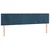 Vidaxl Box spring postelja z vzmetnico temno modra 200x200 cm žamet