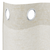 Voile zavjesa sa zavjesama 2 pcs Krema 245 x 140 cm Poliester