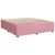 VIDAXL boxspring postelja z vzmetnico, žamet, roza, 200×200 cm