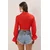 Trendyol Milla Ženska bluza Tbess25Bz00012, Crvena