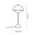 TALIA 78 STONA LAMPA 1*E27 BELA