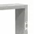 Zidna polica beton siva 43x9x60 cm konstruirano drvo