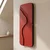 Aterna Red - 24 x 68 Red Decorative Framed MDF Painting