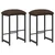 vidaXL Barski stol 2 pcs Taupe 40 x 32 x 74 cm Inženirski les
