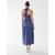 BWLDR Obleka Lana moder denim