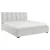 MID.YOU OBLAZINJENA POSTELJA 160 cm x 200 cm , les, tekstil, leseni material naravne barve