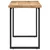 vidaXL Jedilna miza 110x55x75 cm trden mangov les