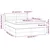 Vidaxl Box spring posteljni z vzmetnico temno siv 140x190 cm blago
