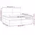 Vidaxl Box spring postelja z vzmetnico LED sv. siva 200x200 cm blago