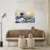 Canvas Slika na platnu The Great Wave off Kanagawa, Hokusai, Sa ramom, 90 x 60 cm, Beli