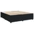 vidaXL Postelja boxspring z vzmetnico Črna 180 x 200 cm Žamet