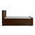 Livetastic BOXSPRING POSTELJA 140 cm  x 200 cm , les, kovina, umetna masa, tekstil rjava