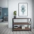 HANAH HOME Polica Zena Walnut Black