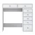 Hanah Home Sto za šminkanje 90x81,6x44,5cm Beli