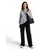 TOM TAILOR Bluza siva/bela