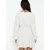 Trendyol Ecru Mini Woven Tied Linen Blend Beach Dress
