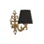 Opviq Zidna lampa Claire, 15x10x13cm, IP20, Crno-zlatna boje